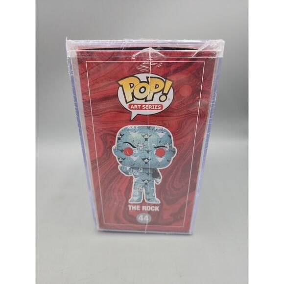 Funko Pop! WWE Wrestling Art Series - THE ROCK #44 - Walmart Exclusive READ - Picture 4 of 10